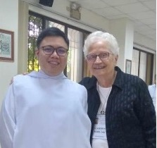 Dom Luis, OSB with Sr. Kathryn