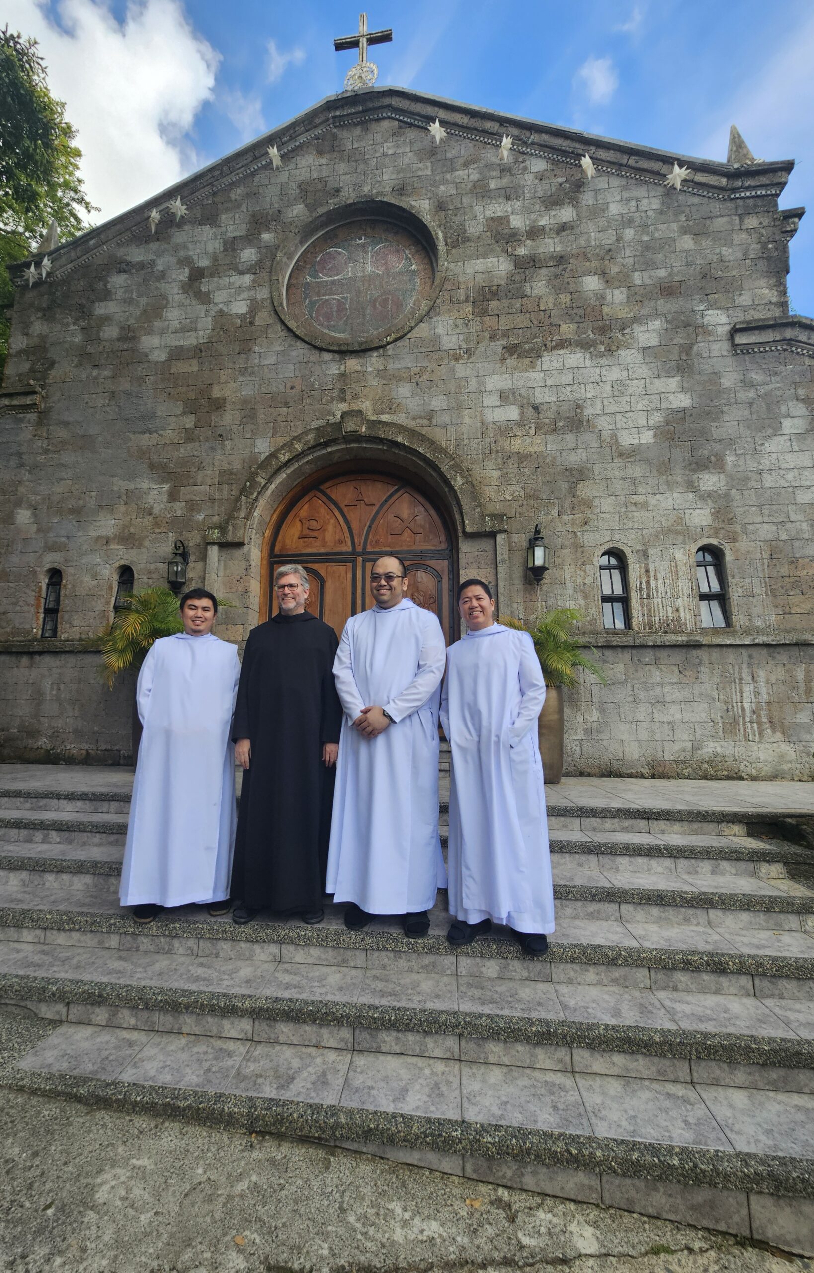 Fr. Mauritius, OSB with Fr. Placid, OSB, Dom Alphonsus, OSB and Dom Angelico, OSB Fr. Mauritius, OSB with Fr. Placid, OSB, Dom Alphonsus, OSB and Dom Angelico, OSB